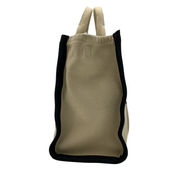 Marc Jacobs Beige Cotton The Small Jacquard Tote Bag - Picture 5 of 6